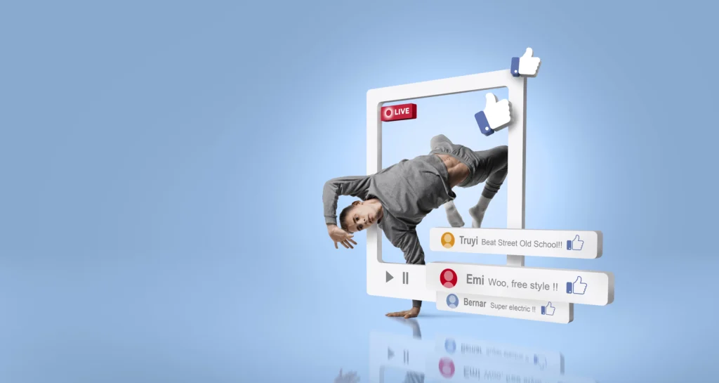 influencer-dancing-posting-social-media content